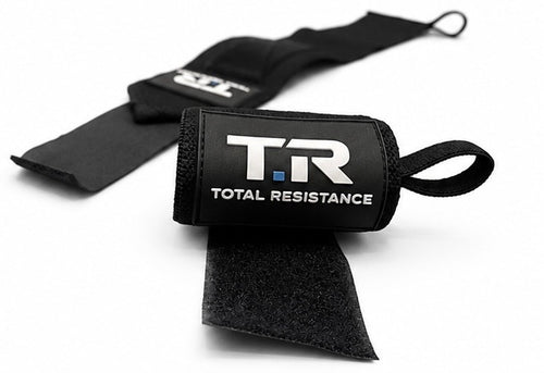 Total Resistance Wrist Wraps voor streetlifting en heavy pressing