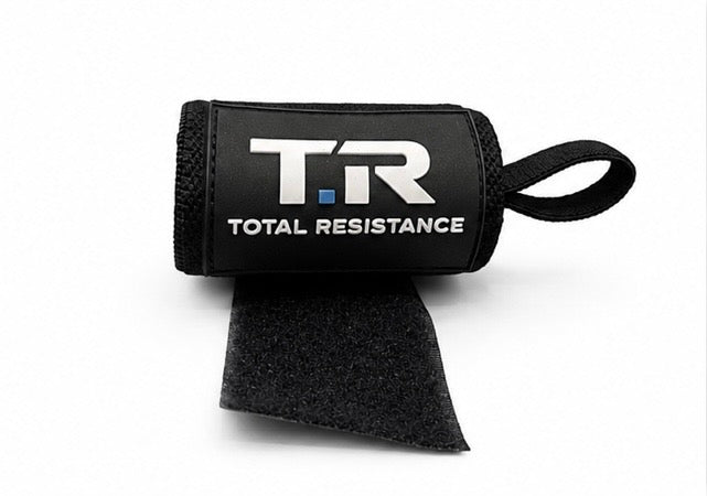 Total Resistance Wrist Wraps in gebruik tijdens training